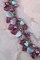 8x4mm Flat Two-Sided Flower Beads in Opaque Lavender, One Strand with apx 25 beads GB-FB43